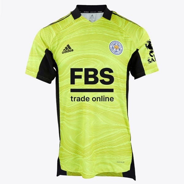 Thailand Trikot Leicester City Torwart 2021-2022 Gelb Günstige Fußballtrikots